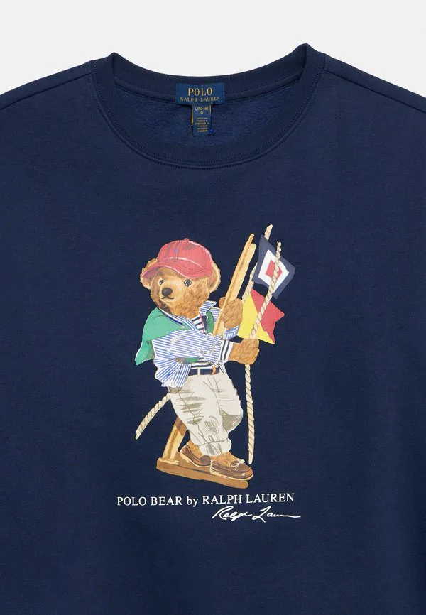 Толстовка polo из флиса с изображением медведя 714y Polo Ralph Lauren, Newport Navy — фото 3