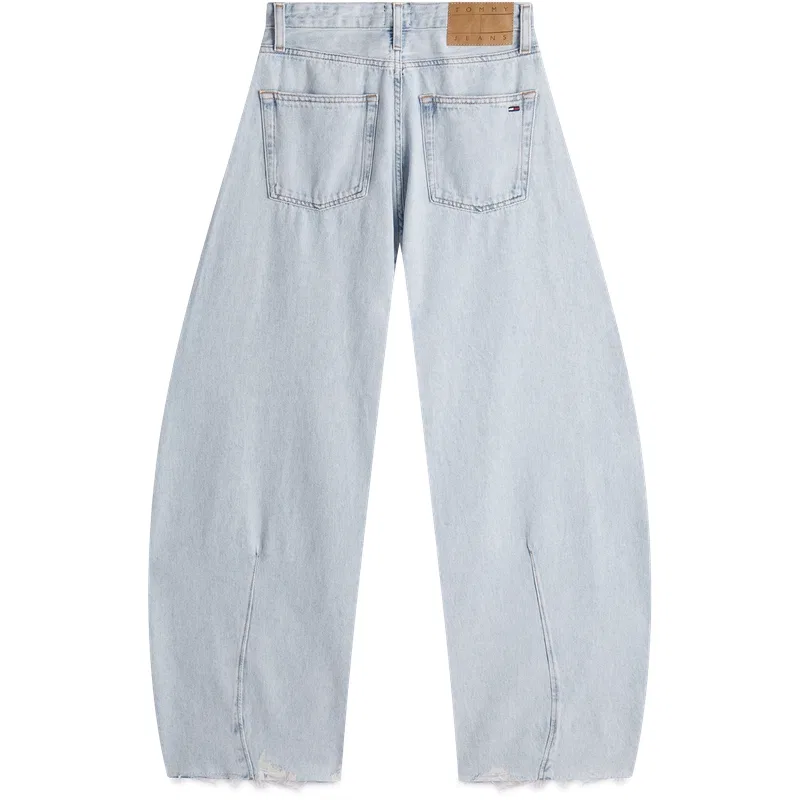 Джинсы прямого кроя Moderate Scimitar Tommy Hilfiger светло-голубые — фото 3