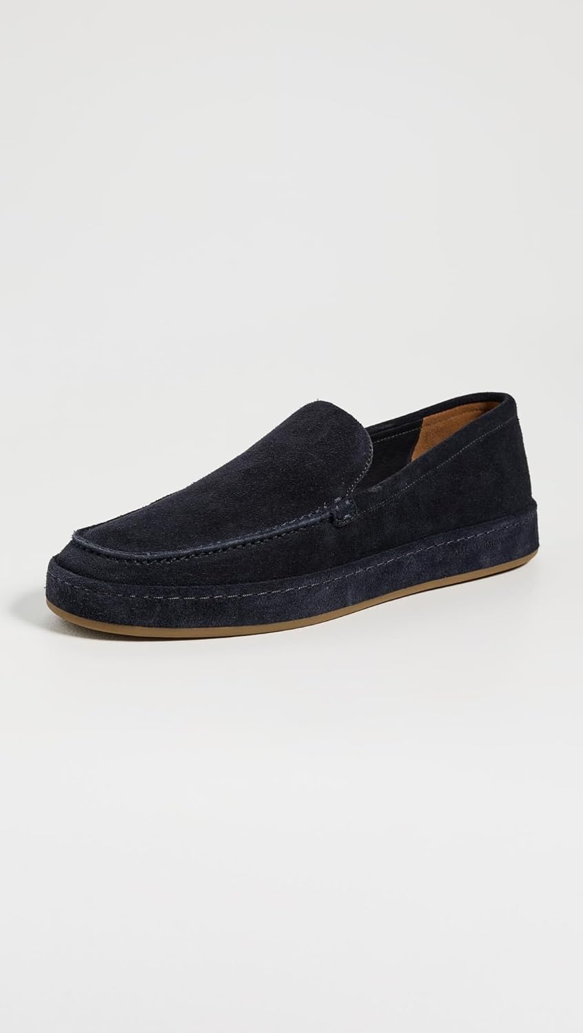 Мужские лоферы слипоны Allen Edmonds Brody из замши, темно-синий — фото 2