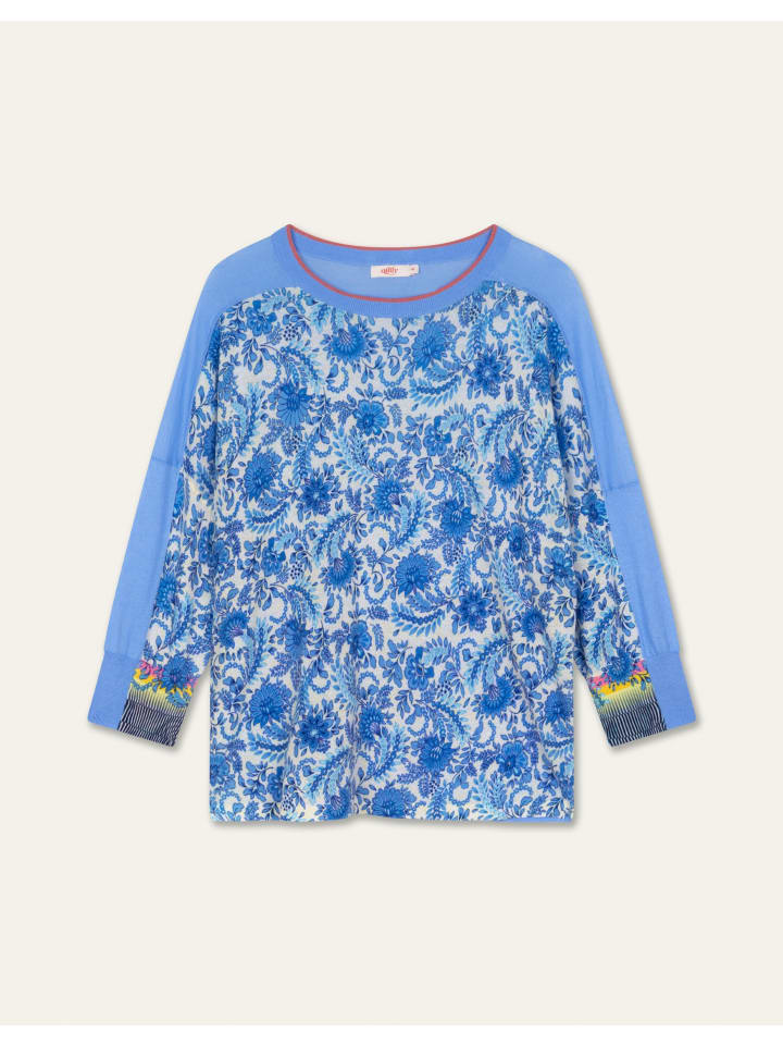 

Oilily Свитер Mantle Pullover Kings фиолетового цвета