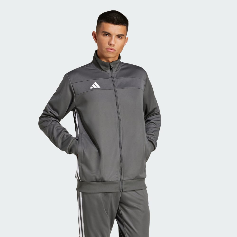 Спортивная куртка Adidas Tiro 25 Essentials Training, цвет Grey Six/White — фото 3