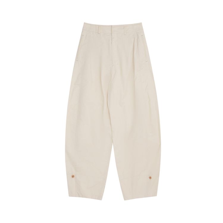 

Брюки Lemaire Soft Volume Pants 'Creamy White', кремовый