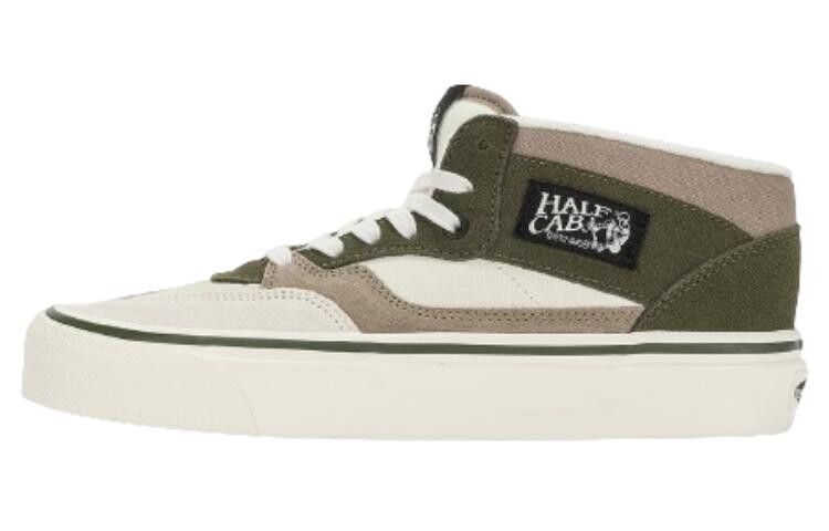 Обувь для скейтбординга Vans Half Cab унисекс, White/Green