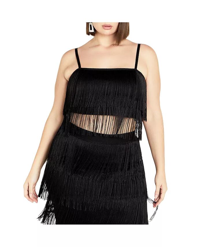 

Женский укороченный топ Jazlyn CITY CHIC, розовый