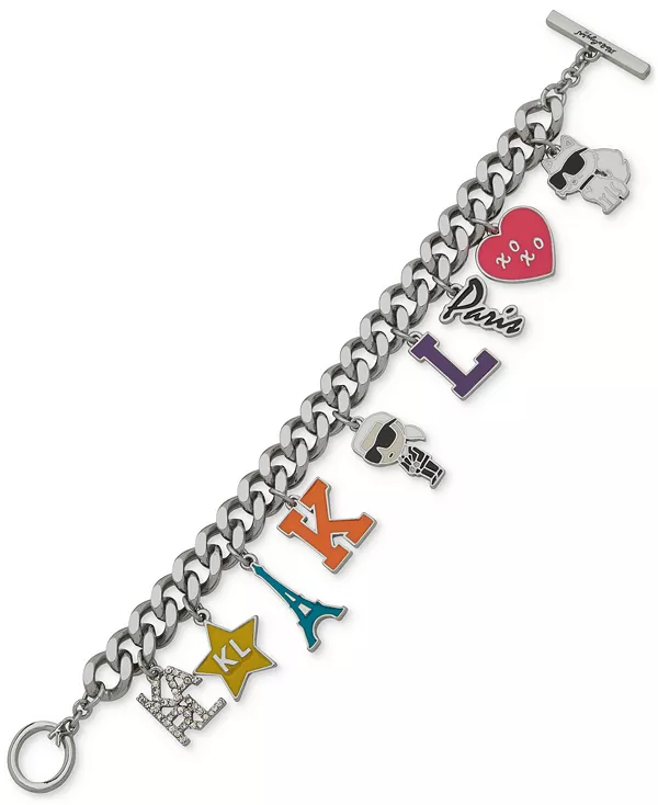 

Браслет со смешанными подвесками Karl Lagerfeld Paris, multi