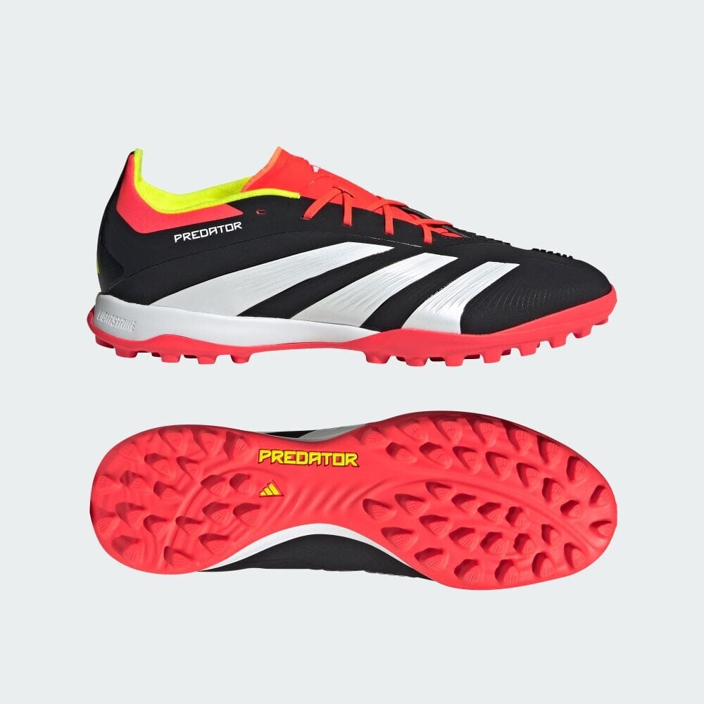 

Кроссовки Adidas PREDATOR 24 ELITE TF / Turf (training shoes) / PREDATOR 24 ELITE TURF BOOTS, цвет Black/White/Solar Red