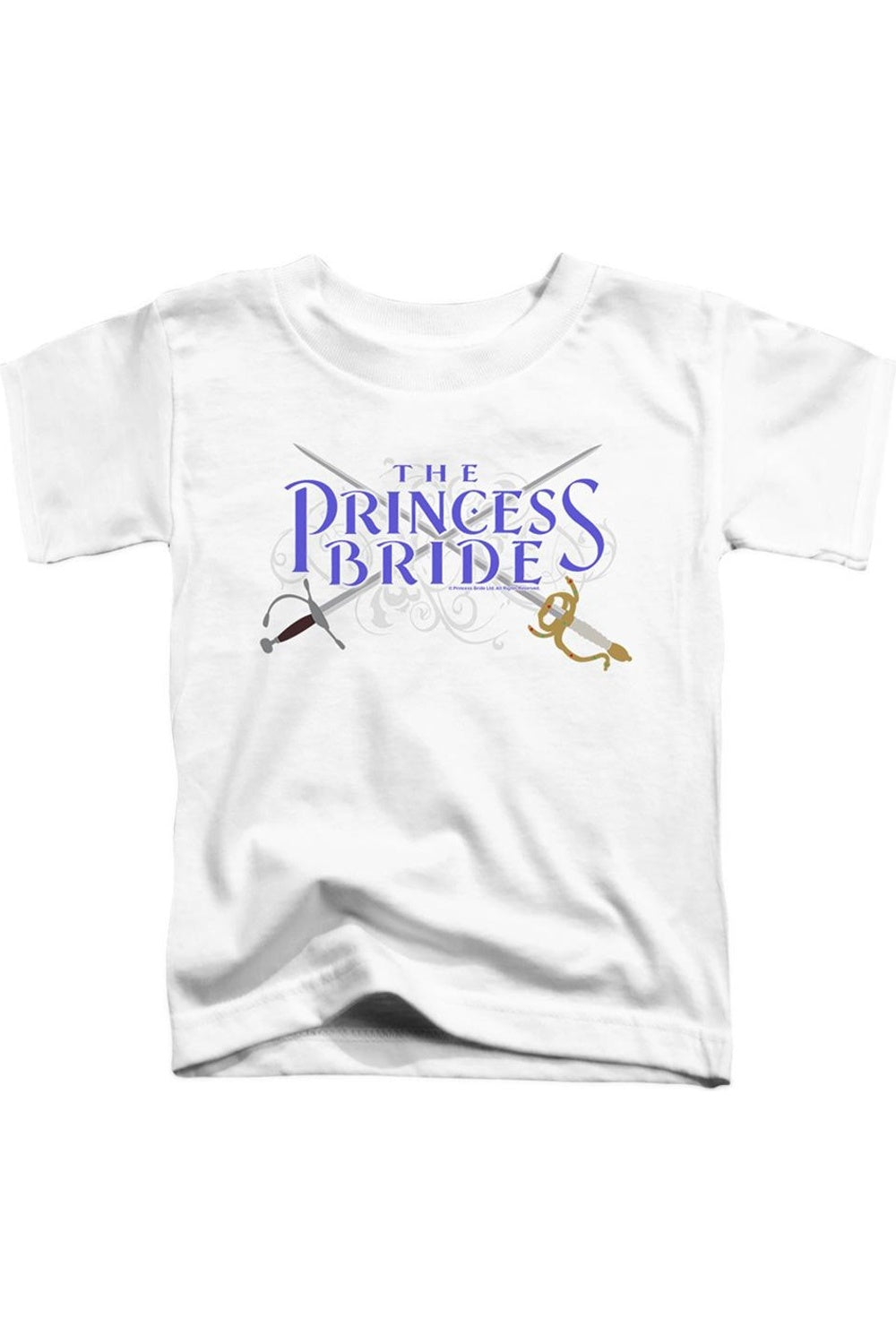 

Футболка с коротким рукавом "Принцесса-невеста" с мечами для детей Gildan, белый