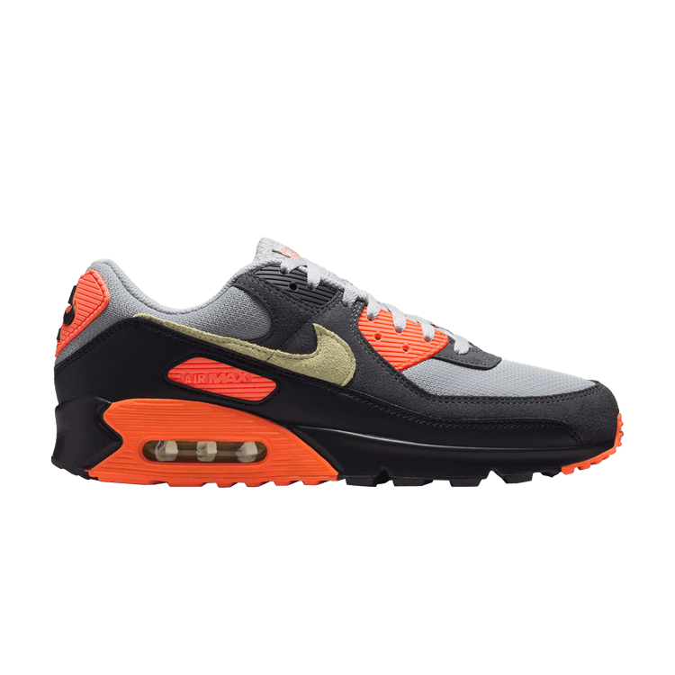 

Кроссовки Nike Air Max 90 'Smoke Grey Hyper Crimson', серый