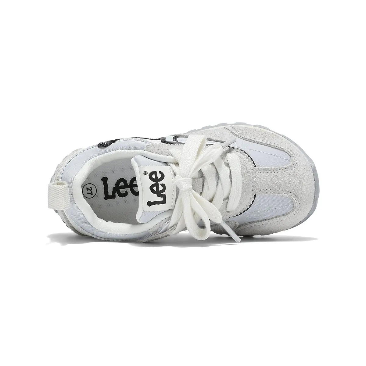Lee Низкие детские уличные кроссовки gray silver kids' — фото 4