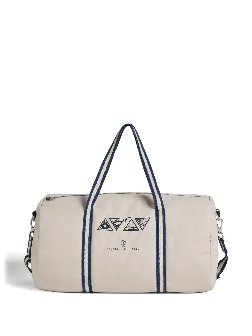 

Сумка для багажа с логотипом Brunello Cucinelli Kids, бежевый