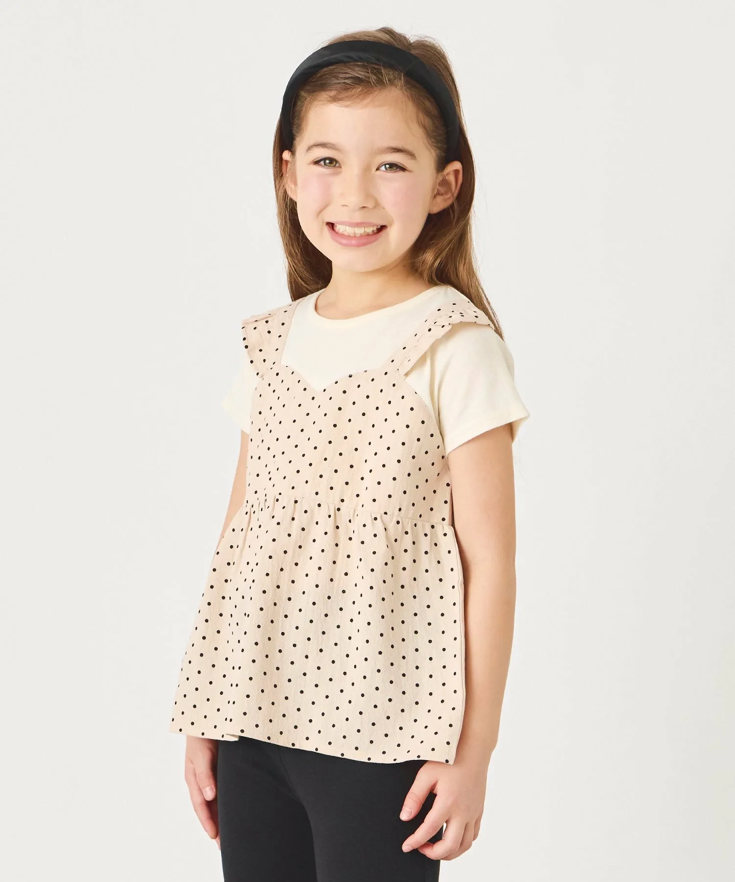 Футболка для стыковки Ever Closet, Ivory Dot