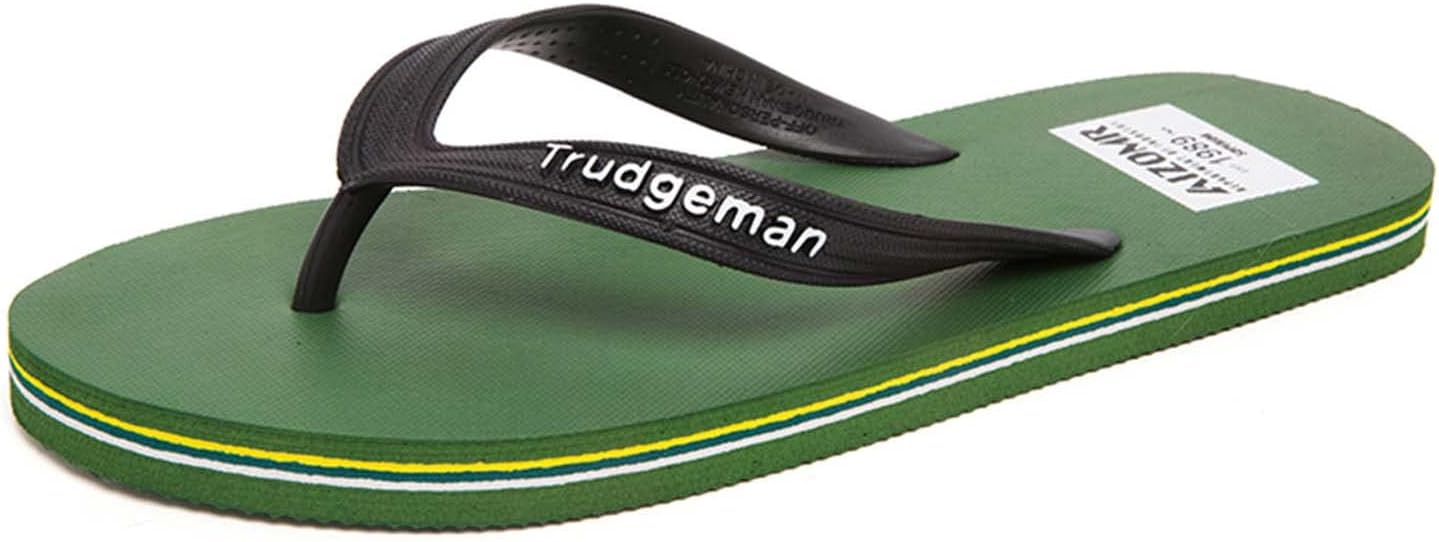 

Мужские шлепанцы Eliogn, летние тапочки для дома и улицы, для душа, бассейна и пляжа, модная легкая летняя обувь для мужчин, черный/зеленый