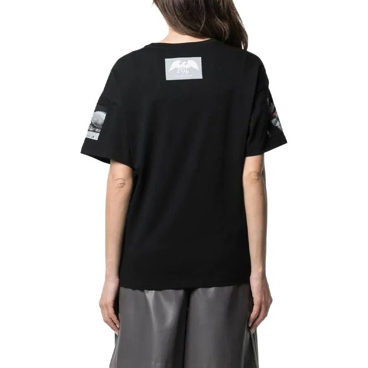 Футболка SS21 женская Black EMPORIO ARMANI — фото 4