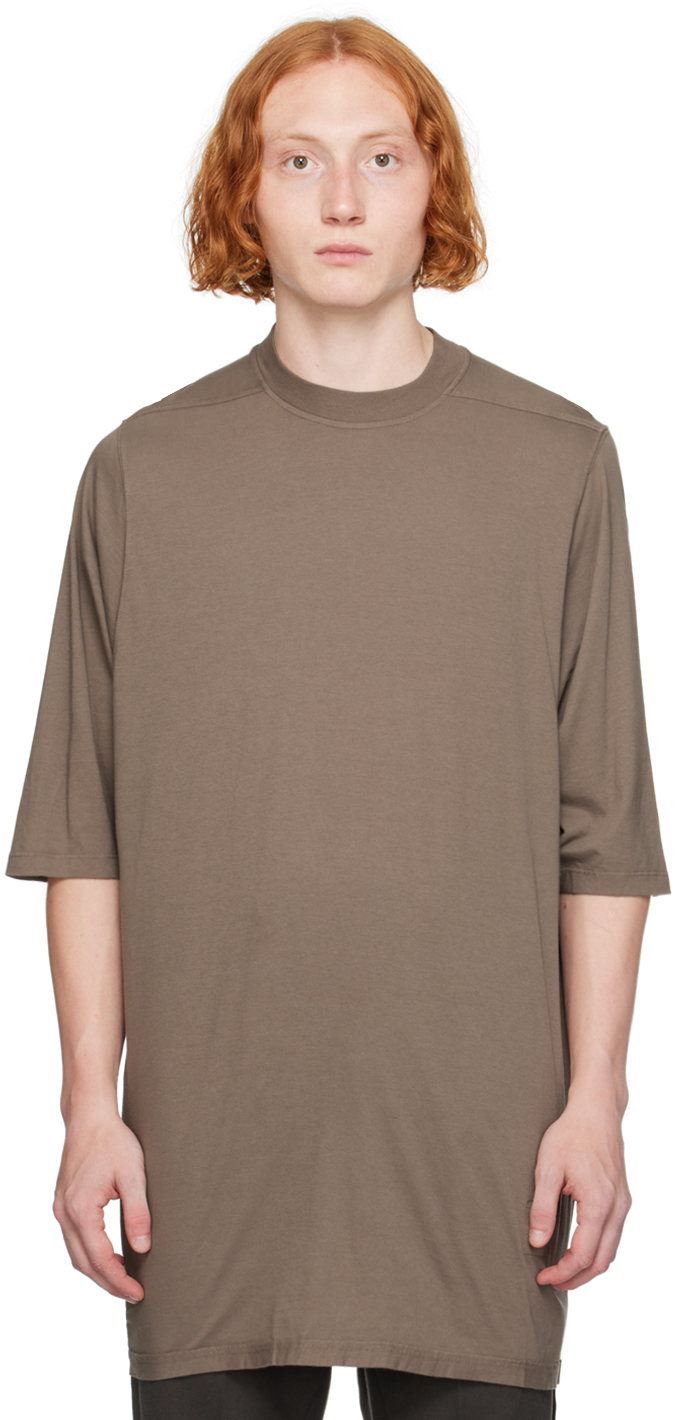 

Серая футболка Porterville Jumbo Rick Owens DRKSHDW, Dust