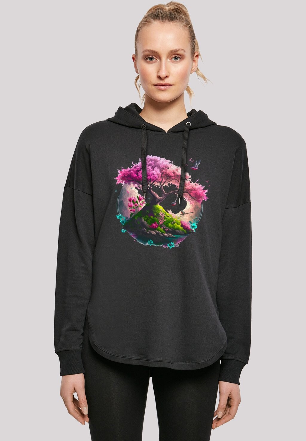 

Толстовка с капюшоном KIRSCHBLÜTEN BAUM F4NT4STIC, черный