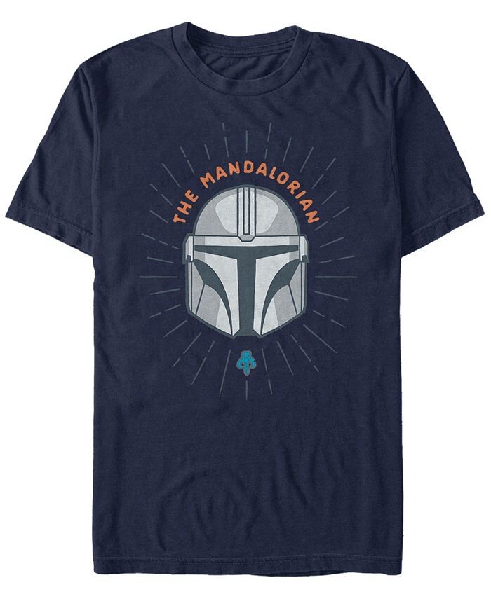 

Мужская футболка с логотипом «Звездные войны» Mandalorian Simple Helmet Fifth Sun, синий