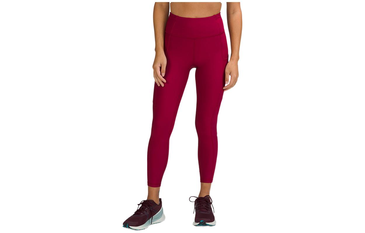 

Lululemon Спортивные брюки Fast And Free женские гранатово-красные