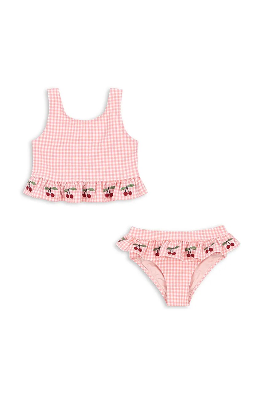 

Детский купальник из двух частей SOLINE BIKINI Konges Sløjd, розовый