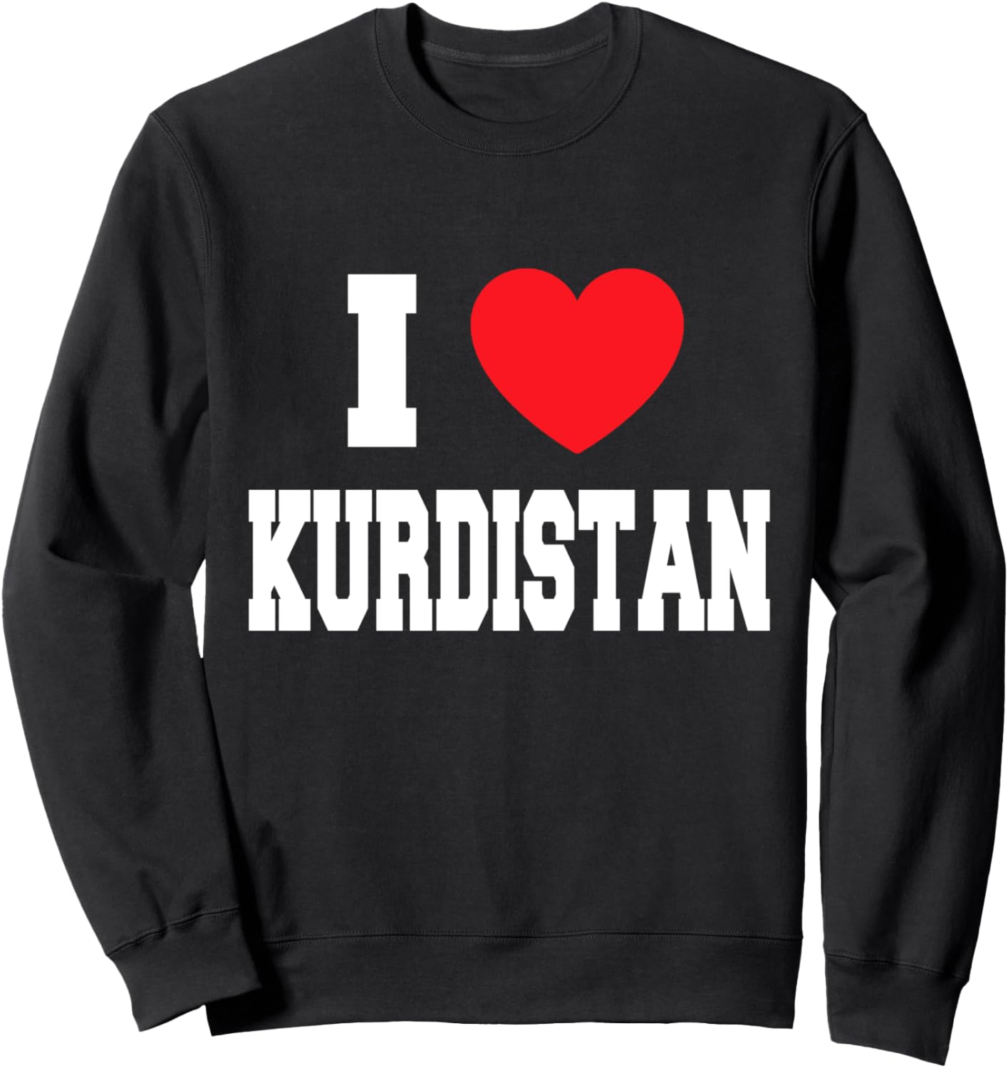 

Толстовка «Я люблю Курдистан», черная My Heart, Черный, Толстовка «Я люблю Курдистан», черная My Heart