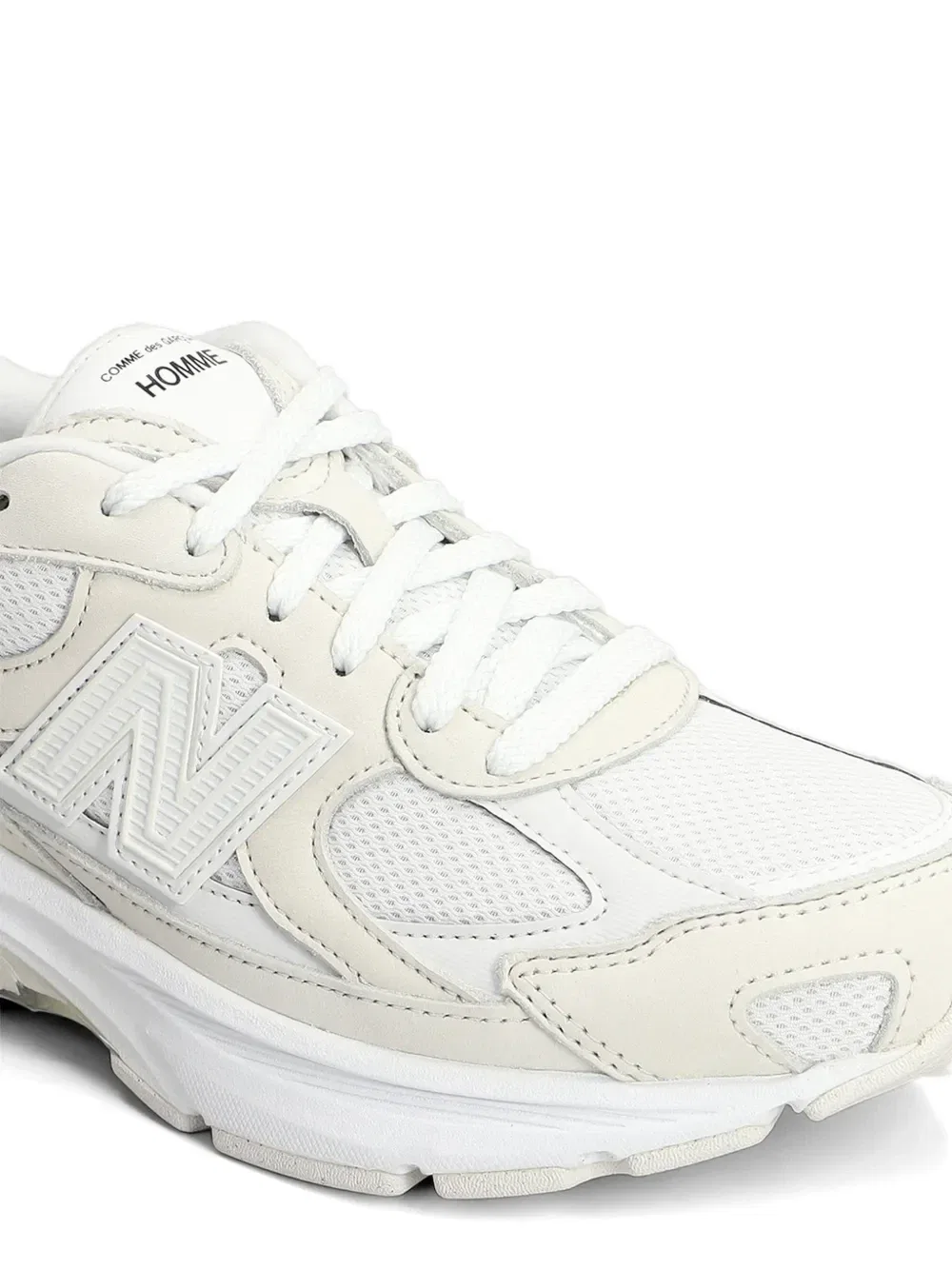 Кроссовки X Comme Des Garçons Homme с панелями NEW BALANCE, бежевый — фото 4