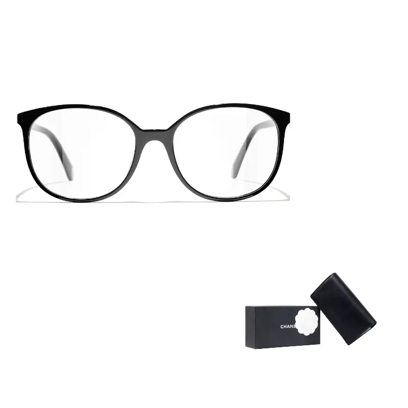 

CHANEL Оправа очков в стиле бабочки унисекс черная, Black, Europe Version CH3432