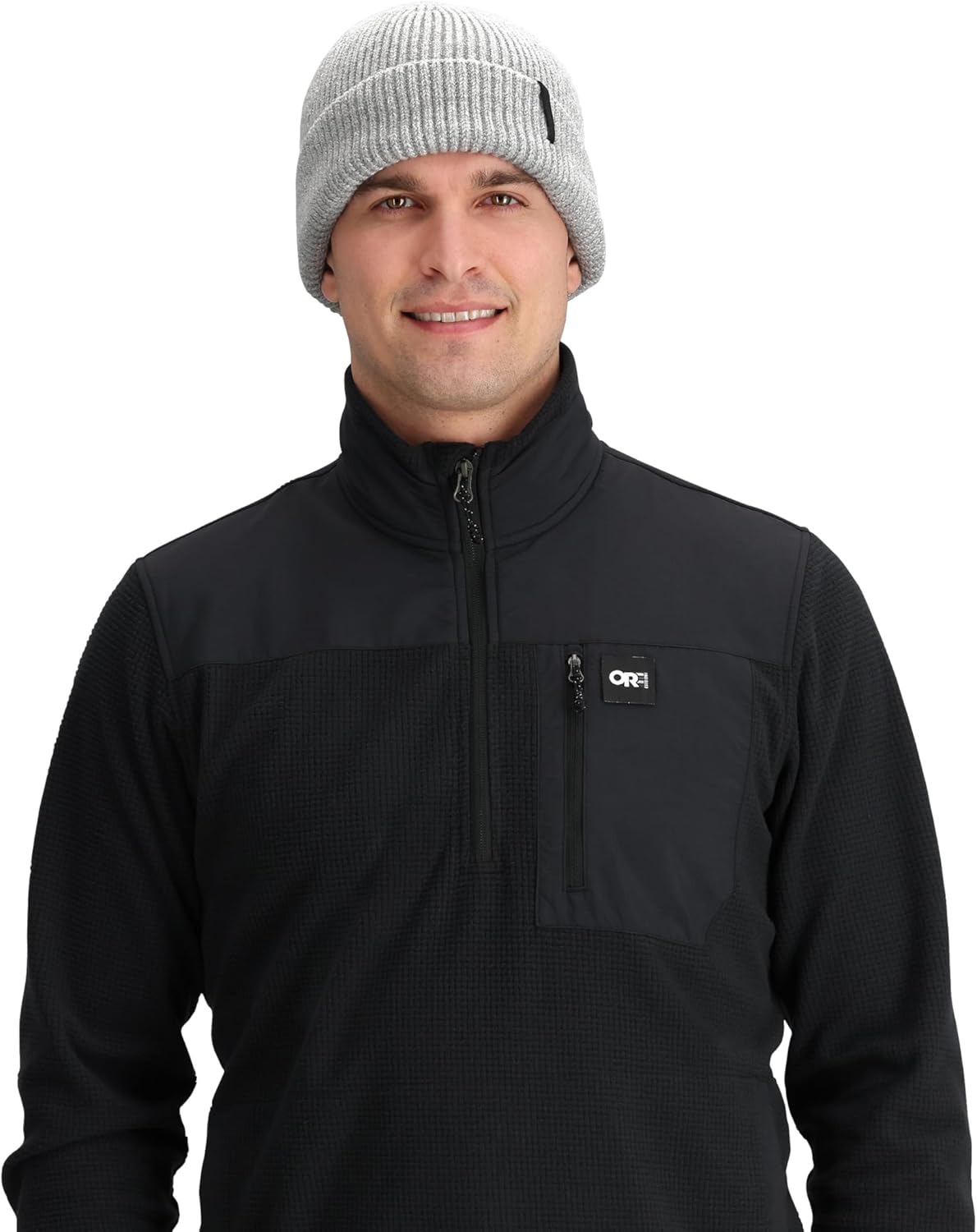 

Шапка Tokul от Outdoor Research | Ребристые манжеты, укороченный крой, Light Grey