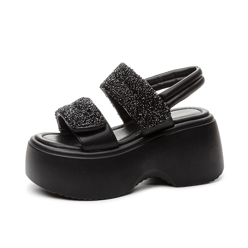 Shoe cabinet floral language Сандалии на одной бляшке 8 см женские серебристые, цвет Silver — фото 4