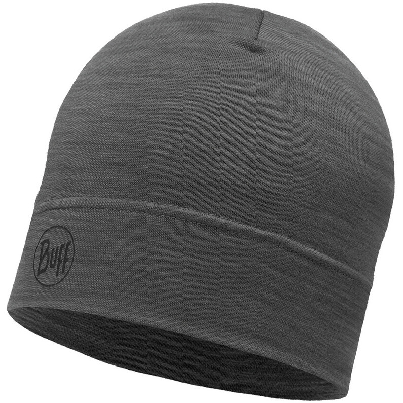 

Легкая шапка из шерсти мериноса Buff, серый