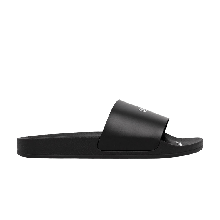 Шлепанцы Off-White Wmns Pool Sliders 'Black', черный