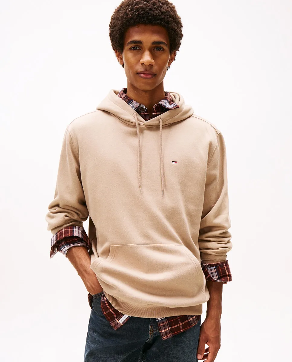 

Мужская толстовка стандартного кроя с капюшоном Tommy Jeans, песочный