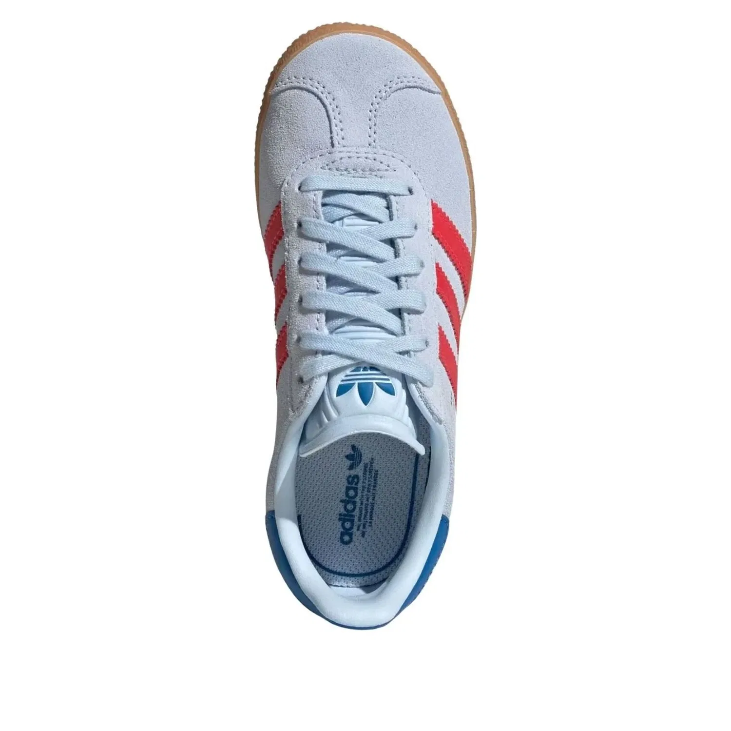 Кроссовки Adidas Gazelle 'Crystal Sky Lucid Red' KI4036, синий — фото 4