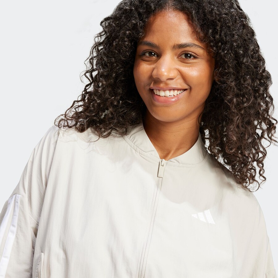 Спортивная куртка ADIDAS SPORTSWEAR Essentials, цвет White/Off white — фото 4