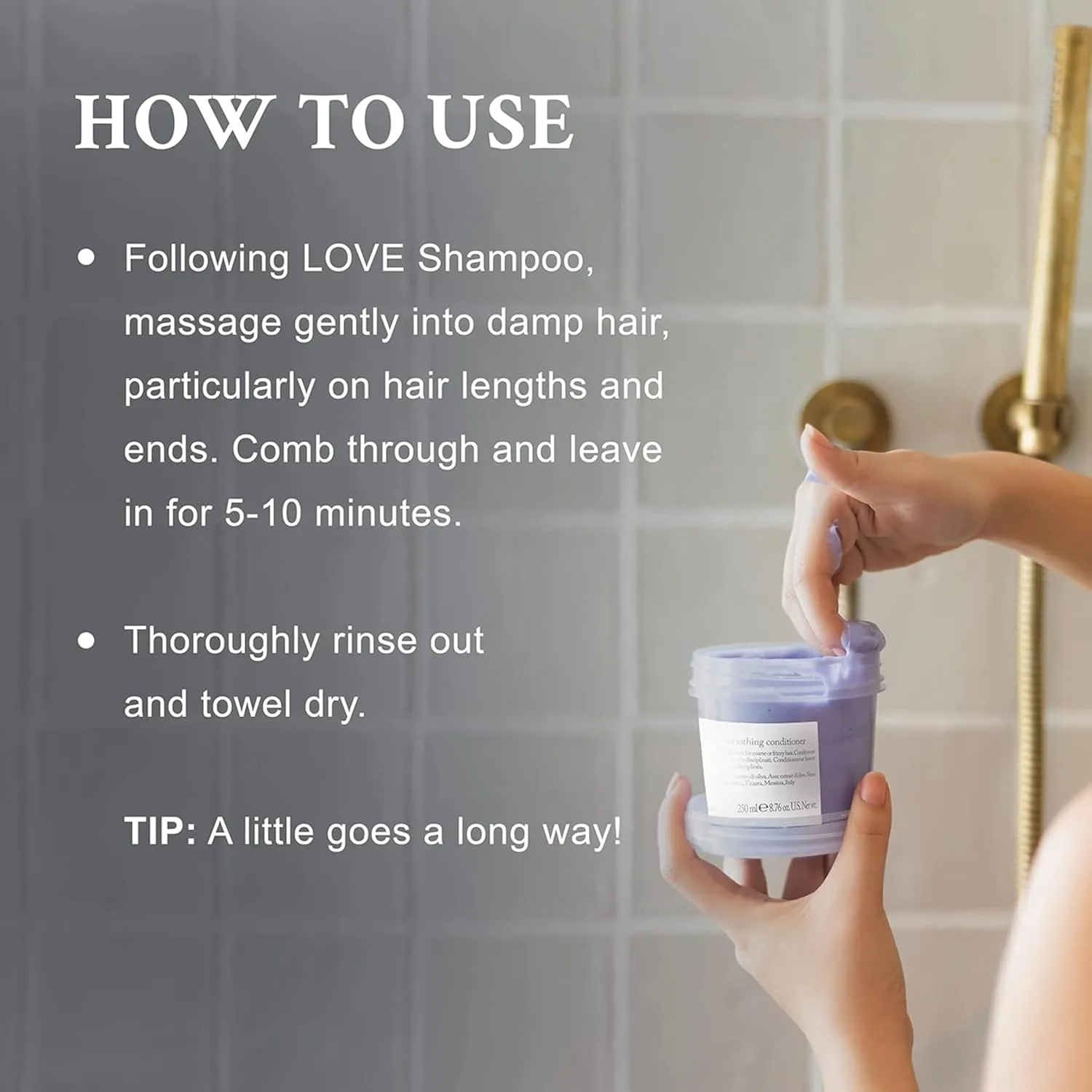 Шампунь Davines LOVE Smoothing | Мягкое очищение для вьющихся и жестких волос | Разглаживает, смягчает и придает блеск Дорожный набор — фото 4