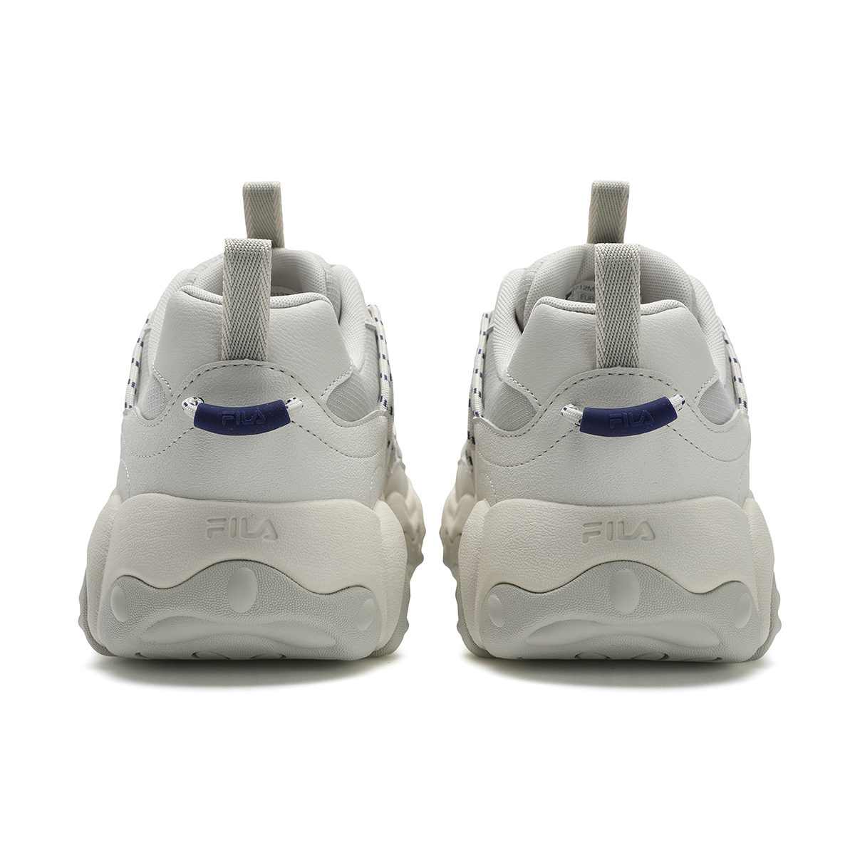 FILA Низкие повседневные туфли мужские серо-коричневые — ярко-серые, цвет Bright Gray — фото 4