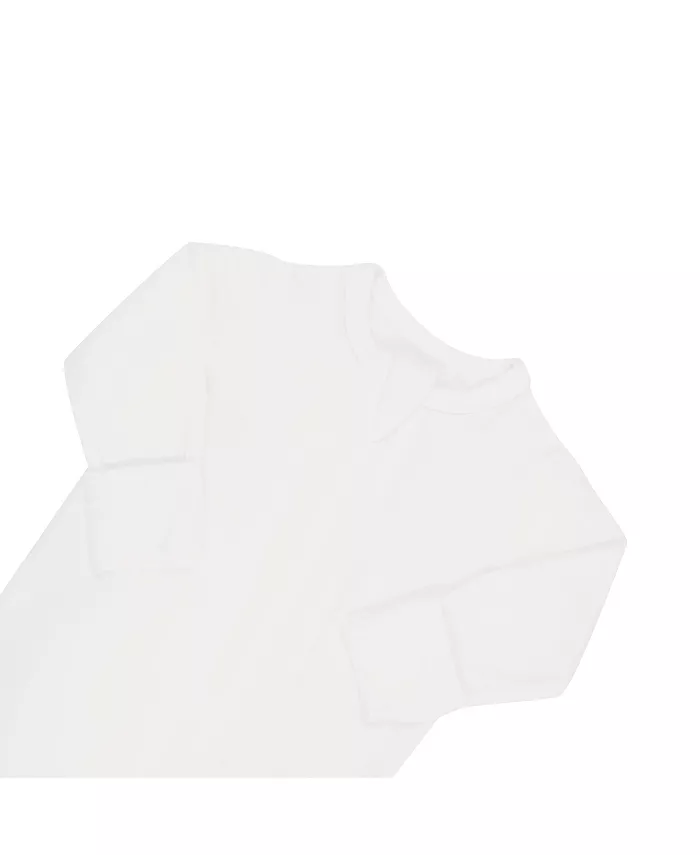 Комбинезон для мальчиков с молнией Baby Boys Zippered Footie Kyte BABY, белый — фото 3