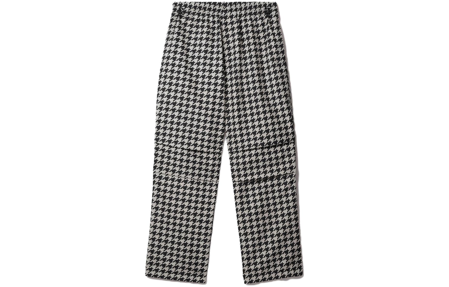 

Брюки в ломаную клетку Burberry, черный/белый