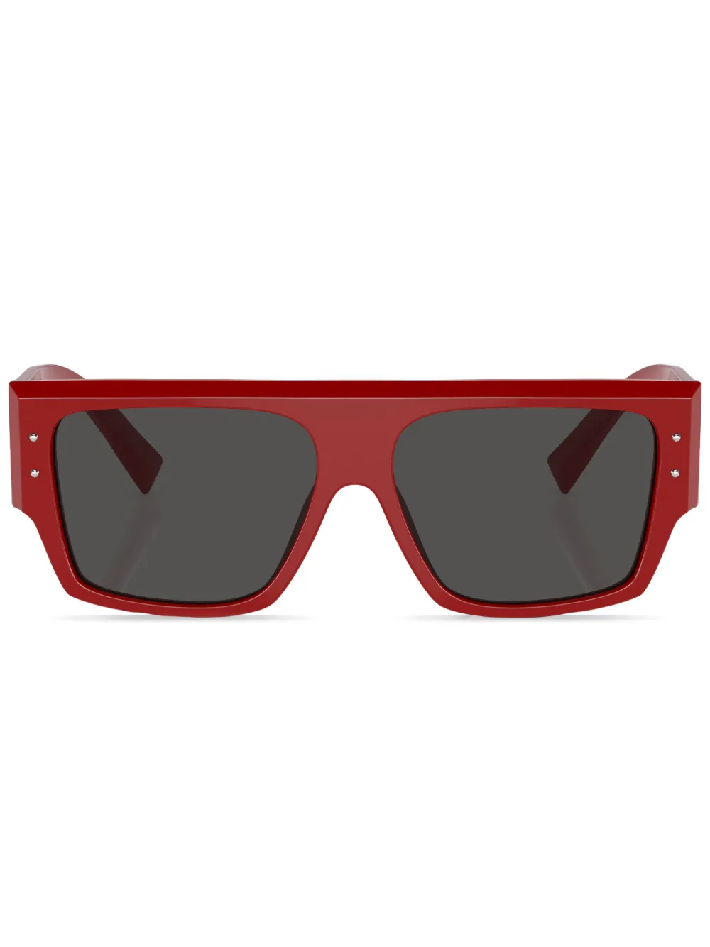 

Солнцезащитные очки в прямоугольной оправе с логотипом Dolce & Gabbana Eyewear, красный