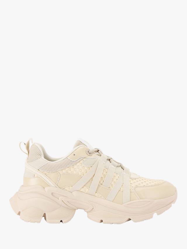Laya Weave Lace Up Trainers KG Kurt Geiger, Cream
