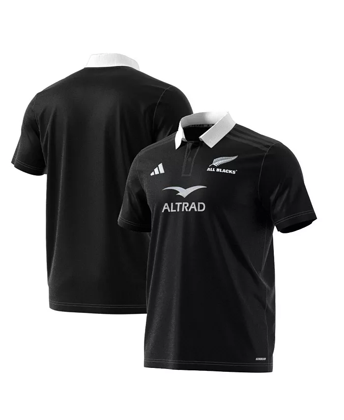 

Мужская поло New Zealand Rugby 2024/25 AEROREADY черного цвета adidas
