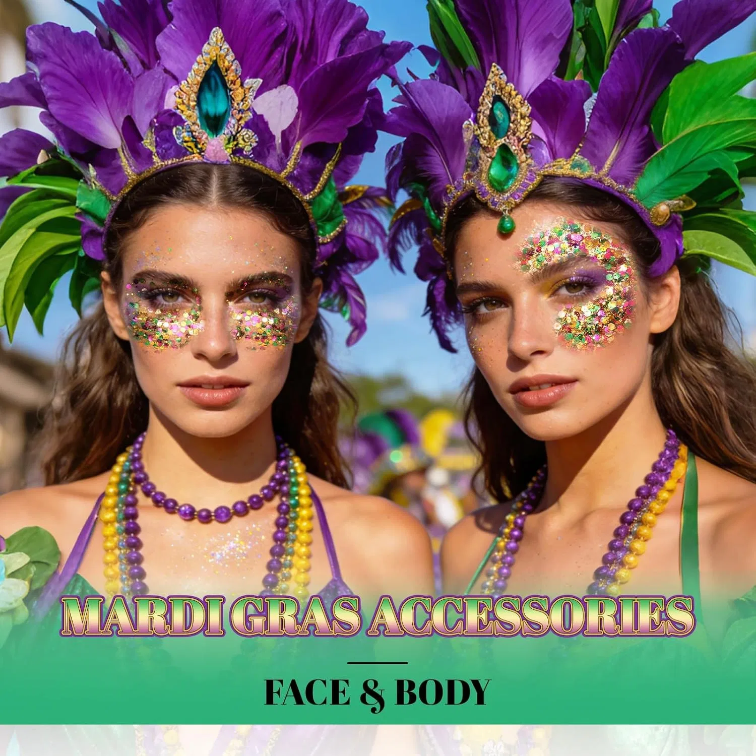 Гель с блестками для тела DAGEDA Mardi Gras 50 мл — фото 2