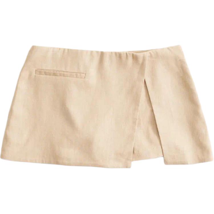 

Повседневная короткая юбка женская Abercrombie＆Fitch, коричневый