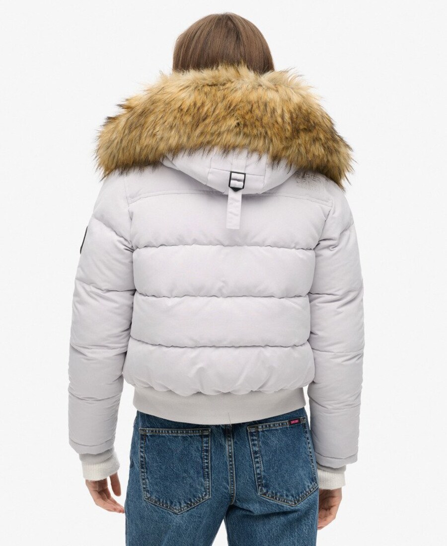 Куртка межсезонная Superdry Everest, светло-серый — фото 3