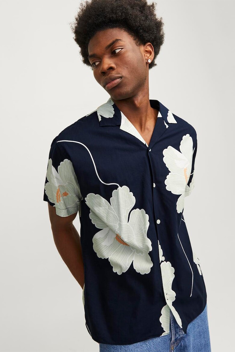 

Рубашка с рисунком свободного кроя Jack & Jones, белый