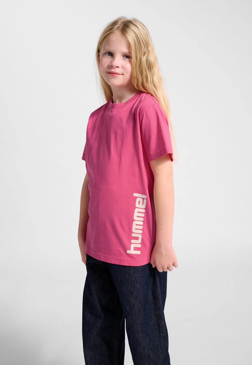 Футболка с принтом Hummel, pink flambè