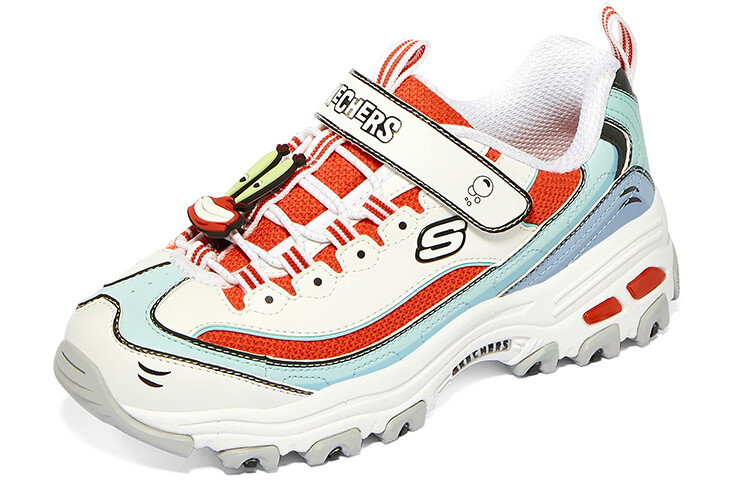 Кроссовки детские серии D"LITES GS Low-top красные Skechers — фото 3