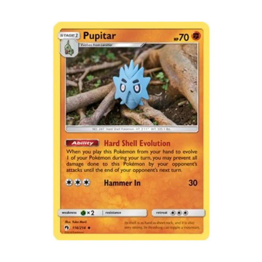 

CCG Пупитар (U) #116, Pokemon - SM - Lost Thunder - Singles
