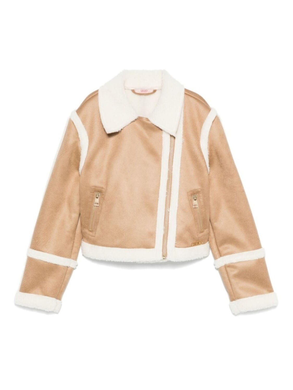 

Liu Jo Kids куртка из искусственной замши, коричневый