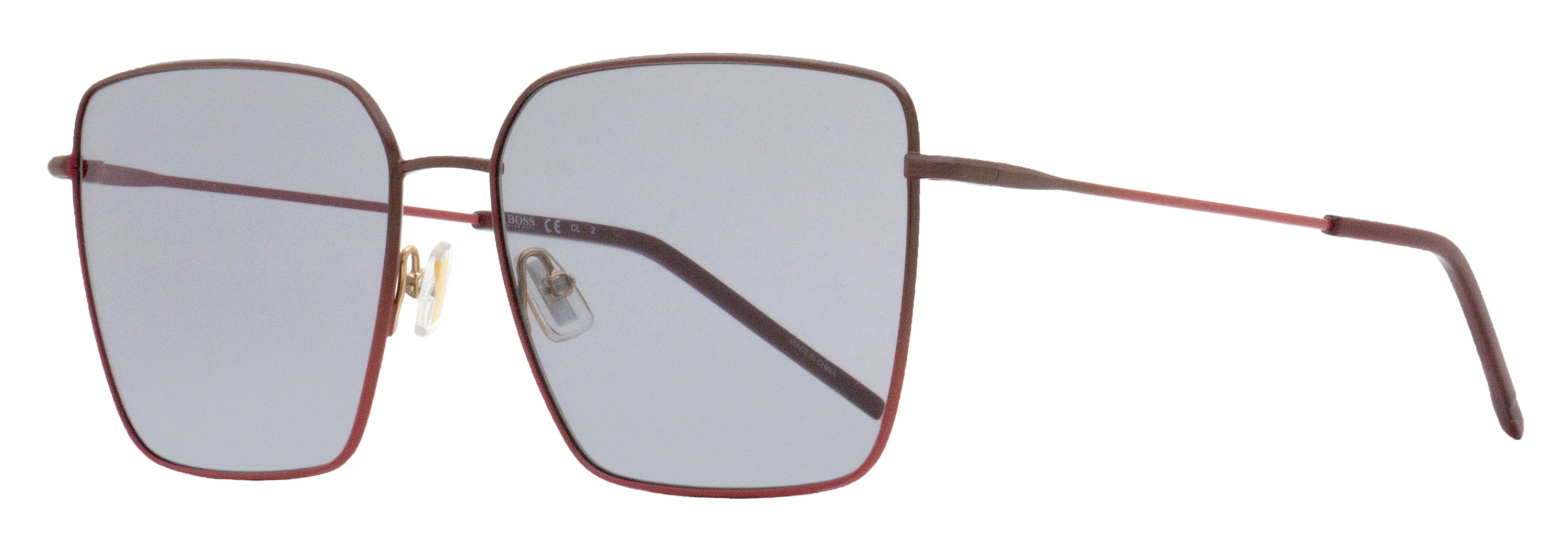 

Солнцезащитные очки Hugo Boss женские квадратные B1333S 7W5IR бордовый градиент 59 мм