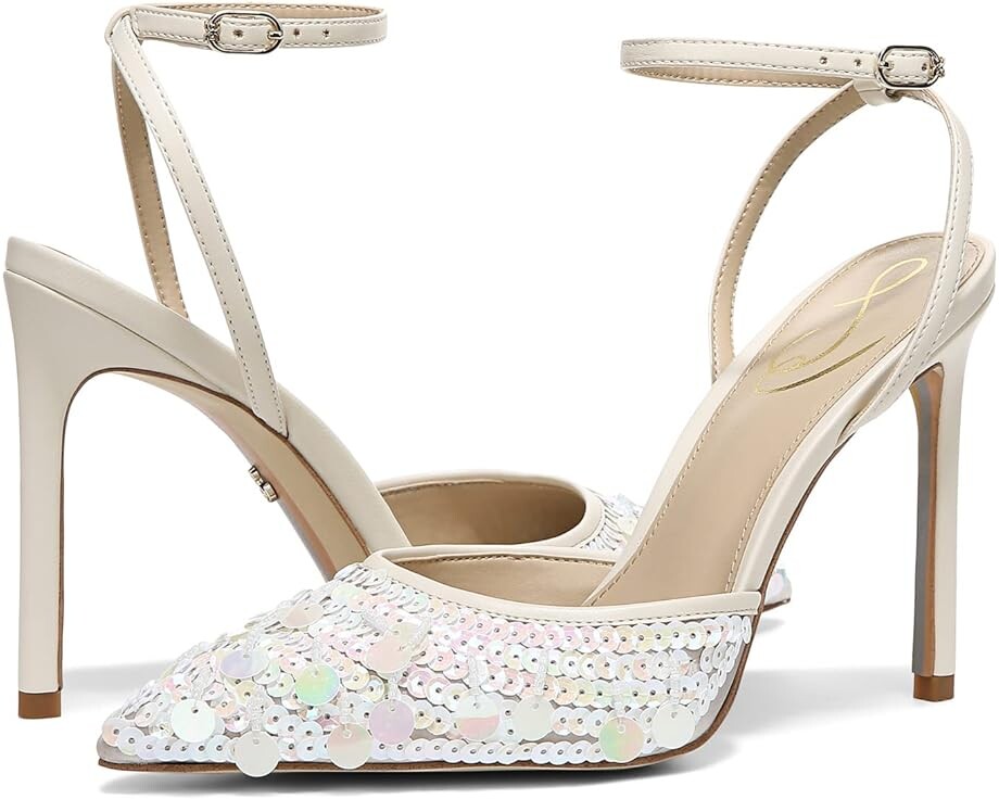 

Туфли Sam Edelman Avril Sequin, слоновая кость