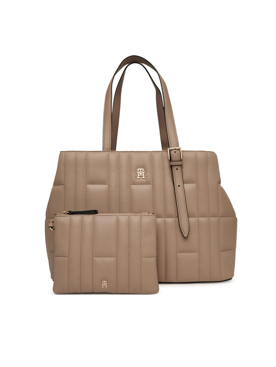 

Сумочка Th Feminine Tote AW0AW17452 Tommy Hilfiger, бежевый